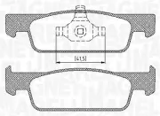 Bremsbelagsatz, Scheibenbremse MAGNETI MARELLI 363916060717