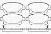 Bremsbelagsatz, Scheibenbremse Vorderachse MAGNETI MARELLI 363916060784
