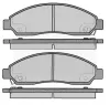 Bremsbelagsatz, Scheibenbremse Vorderachse MAGNETI MARELLI 363916060802