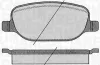 Bremsbelagsatz, Scheibenbremse Hinterachse MAGNETI MARELLI 363916060803