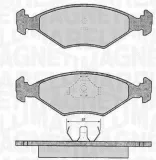 Bremsbelagsatz, Scheibenbremse MAGNETI MARELLI 363916060807