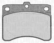 Bremsbelagsatz, Scheibenbremse Vorderachse MAGNETI MARELLI 363916060815