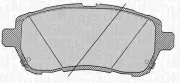 Bremsbelagsatz, Scheibenbremse Vorderachse MAGNETI MARELLI 363916060818