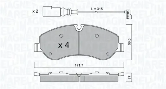 Nehmerzylinder, Kupplung MAGNETI MARELLI 360319030094 Bild Nehmerzylinder, Kupplung MAGNETI MARELLI 360319030094