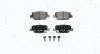 Bremsbelagsatz, Scheibenbremse Hinterachse MAGNETI MARELLI 363916060884
