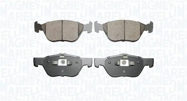 Bremsbelagsatz, Scheibenbremse Vorderachse MAGNETI MARELLI 363916060893