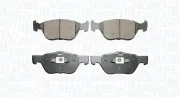 Bremsbelagsatz, Scheibenbremse Vorderachse MAGNETI MARELLI 363916060893