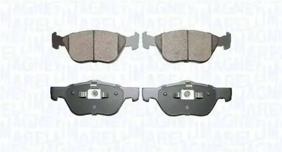 Bremsbelagsatz, Scheibenbremse Vorderachse MAGNETI MARELLI 363916060893 Bild Bremsbelagsatz, Scheibenbremse Vorderachse MAGNETI MARELLI 363916060893
