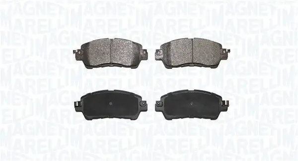 Bremsbelagsatz, Scheibenbremse Vorderachse MAGNETI MARELLI 363916060902