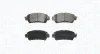 Bremsbelagsatz, Scheibenbremse Vorderachse MAGNETI MARELLI 363916060902