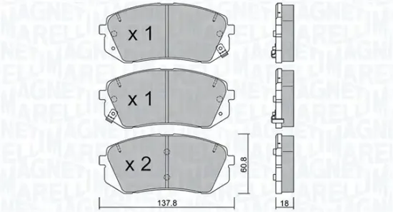 Zündleitungssatz MAGNETI MARELLI 941318111025 Bild Zündleitungssatz MAGNETI MARELLI 941318111025