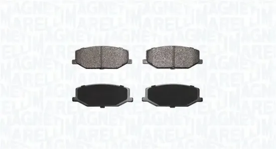 Bremsbelagsatz, Scheibenbremse Vorderachse MAGNETI MARELLI 363916060908 Bild Bremsbelagsatz, Scheibenbremse Vorderachse MAGNETI MARELLI 363916060908