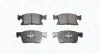 Bremsbelagsatz, Scheibenbremse Vorderachse MAGNETI MARELLI 363916060919