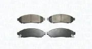Bremsbelagsatz, Scheibenbremse Vorderachse MAGNETI MARELLI 363916060927