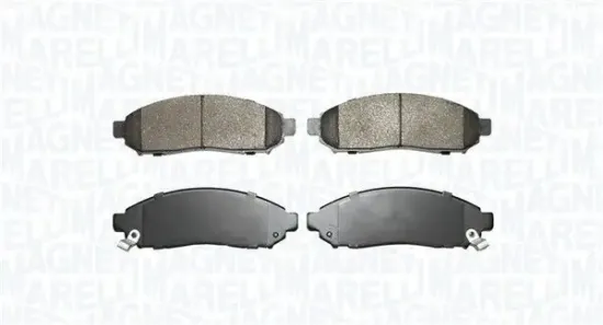 Bremsbelagsatz, Scheibenbremse Vorderachse MAGNETI MARELLI 363916060927 Bild Bremsbelagsatz, Scheibenbremse Vorderachse MAGNETI MARELLI 363916060927