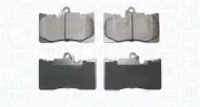 Bremsbelagsatz, Scheibenbremse Vorderachse MAGNETI MARELLI 363916060931
