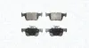 Bremsbelagsatz, Scheibenbremse Hinterachse MAGNETI MARELLI 363916060937