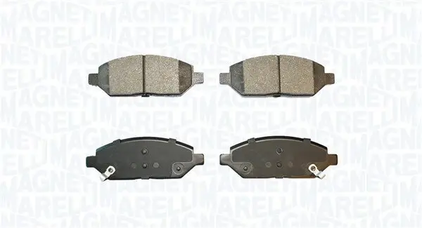 Bremsbelagsatz, Scheibenbremse Vorderachse MAGNETI MARELLI 363916061107