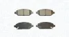Bremsbelagsatz, Scheibenbremse Vorderachse MAGNETI MARELLI 363916061107