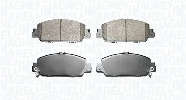 Bremsbelagsatz, Scheibenbremse Vorderachse MAGNETI MARELLI 363916061125