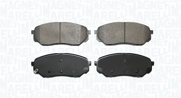 Bremsbelagsatz, Scheibenbremse Vorderachse MAGNETI MARELLI 363916061144