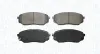 Bremsbelagsatz, Scheibenbremse Vorderachse MAGNETI MARELLI 363916061144