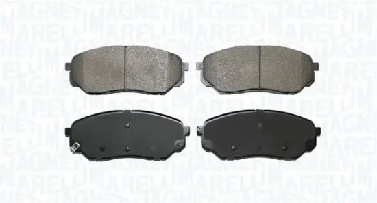 Bremsbelagsatz, Scheibenbremse Vorderachse MAGNETI MARELLI 363916061144 Bild Bremsbelagsatz, Scheibenbremse Vorderachse MAGNETI MARELLI 363916061144