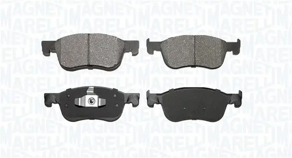 Bremsbelagsatz, Scheibenbremse Vorderachse MAGNETI MARELLI 363916061145