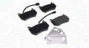 Bremsbelagsatz, Scheibenbremse Hinterachse MAGNETI MARELLI 363916061196
