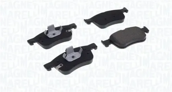 Bremsbelagsatz, Scheibenbremse Vorderachse MAGNETI MARELLI 363916061216 Bild Bremsbelagsatz, Scheibenbremse Vorderachse MAGNETI MARELLI 363916061216