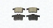 Bremsbelagsatz, Scheibenbremse Hinterachse MAGNETI MARELLI 363916061237