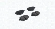 Bremsbelagsatz, Scheibenbremse Hinterachse MAGNETI MARELLI 363916061243