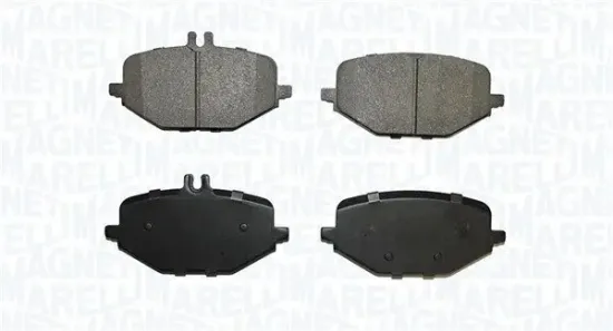 Bremsbelagsatz, Scheibenbremse Hinterachse MAGNETI MARELLI 363916061258 Bild Bremsbelagsatz, Scheibenbremse Hinterachse MAGNETI MARELLI 363916061258