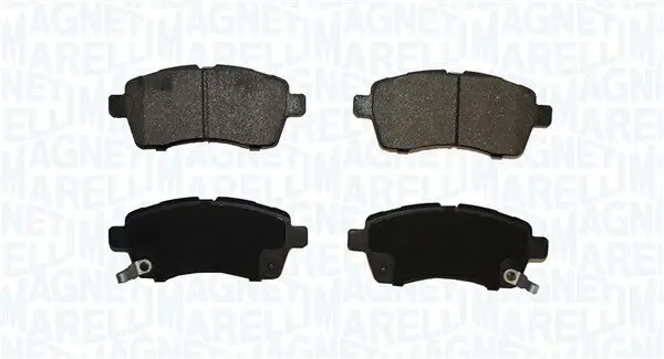 Bremsbelagsatz, Scheibenbremse Vorderachse MAGNETI MARELLI 363916061262