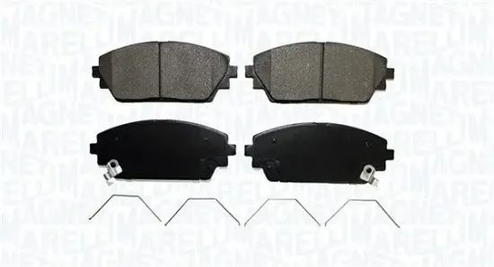 Bremsbelagsatz, Scheibenbremse Vorderachse MAGNETI MARELLI 363916061267 Bild Bremsbelagsatz, Scheibenbremse Vorderachse MAGNETI MARELLI 363916061267