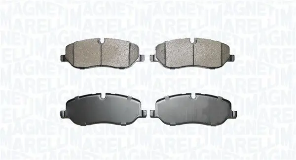 Bremsbelagsatz, Scheibenbremse Vorderachse MAGNETI MARELLI 363916061269