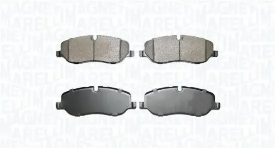 Bremsbelagsatz, Scheibenbremse Vorderachse MAGNETI MARELLI 363916061269 Bild Bremsbelagsatz, Scheibenbremse Vorderachse MAGNETI MARELLI 363916061269