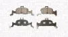 Bremsbelagsatz, Scheibenbremse Vorderachse MAGNETI MARELLI 363916061278