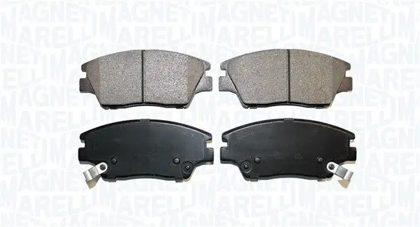 Bremsbelagsatz, Scheibenbremse Vorderachse MAGNETI MARELLI 363916061290
