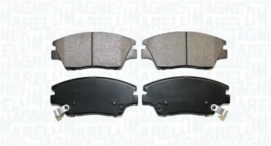 Bremsbelagsatz, Scheibenbremse Vorderachse MAGNETI MARELLI 363916061290 Bild Bremsbelagsatz, Scheibenbremse Vorderachse MAGNETI MARELLI 363916061290