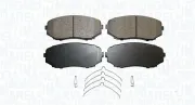 Bremsbelagsatz, Scheibenbremse Vorderachse MAGNETI MARELLI 363916061294