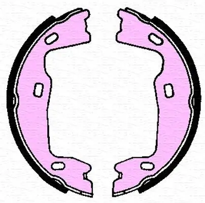 Bremsbacke Hinterachse MAGNETI MARELLI 360219192019 Bild Bremsbacke Hinterachse MAGNETI MARELLI 360219192019