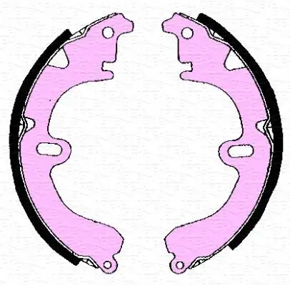 Bremsbacke Hinterachse MAGNETI MARELLI 360219192032 Bild Bremsbacke Hinterachse MAGNETI MARELLI 360219192032