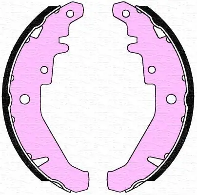 Bremsbacke Hinterachse MAGNETI MARELLI 360219192184