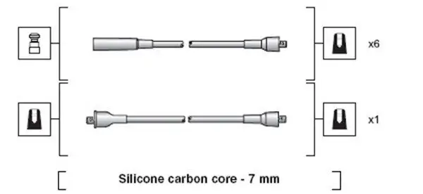 Zündleitungssatz MAGNETI MARELLI 941318111031