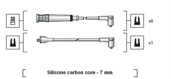 Zündleitungssatz MAGNETI MARELLI 941318111044