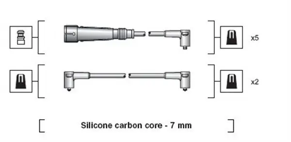 Zündleitungssatz MAGNETI MARELLI 941318111047