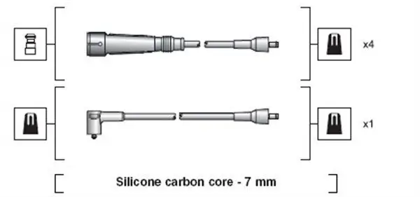 Zündleitungssatz MAGNETI MARELLI 941318111129