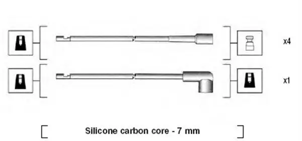 Zündleitungssatz MAGNETI MARELLI 941044110501