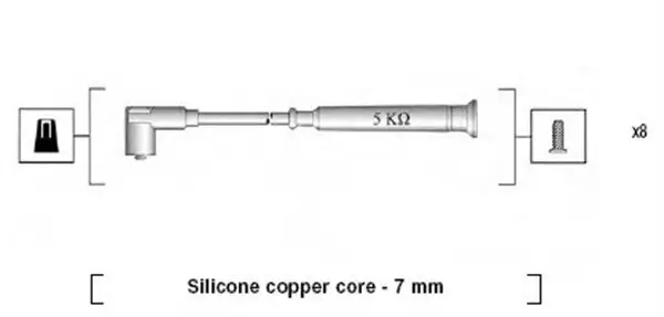 Zündleitungssatz MAGNETI MARELLI 941045340520